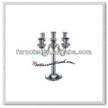 T202 H315mm Stainless Steel 5 Heads Candle Holder